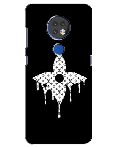 Чехол для Nokia 7.2 с картинкой «Цветочная монограмма» Чехол для Nokia 7.2 с картинкой «Цветочная монограмма»