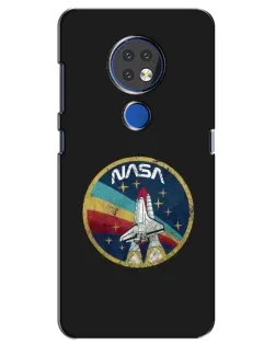 Чехол для Nokia 7.2 с картинкой «NASA — эмблема миссии» Чехол для Nokia 7.2 с картинкой «NASA — эмблема миссии»