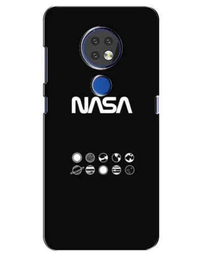 Чехол для Nokia 7.2 с картинкой «NASA — технический принт» Чехол для Nokia 7.2 с картинкой «NASA — технический принт»