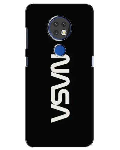 Чехол для Nokia 7.2 с картинкой «NASA — вертикальный логотип» Чехол для Nokia 7.2 с картинкой «NASA — вертикальный логотип»