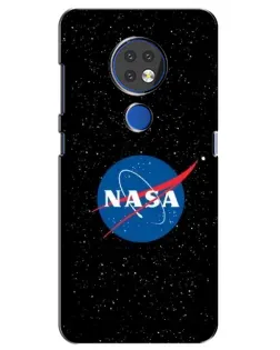 Чехол для Nokia 7.2 с картинкой «NASA — звездное небо»