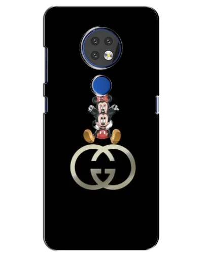 Чехол для Nokia 7.2 с картинкой «Минни Маус на лого» Чехол для Nokia 7.2 с картинкой «Минни Маус на лого»