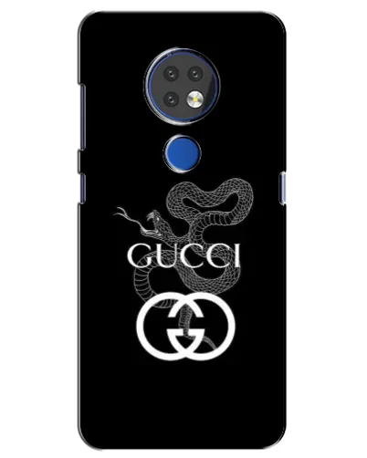 Чехол для Nokia 7.2 с картинкой «Gucci — серебряная змея» Чехол для Nokia 7.2 с картинкой «Gucci — серебряная змея»