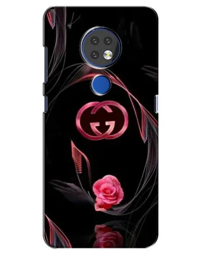 Чехол для Nokia 7.2 с картинкой «Gucci — неоновая роза» Чехол для Nokia 7.2 с картинкой «Gucci — неоновая роза»