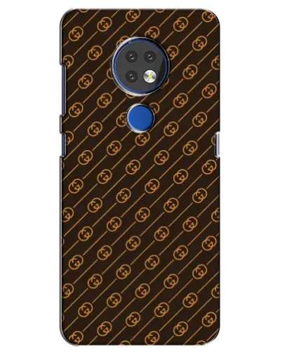 Чехол для Nokia 7.2 с картинкой «Gucci — золотые диагонали» Чехол для Nokia 7.2 с картинкой «Gucci — золотые диагонали»