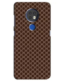 Чохол для Nokia 7.2 з картинкою «Gucci — шоколадна сітка»