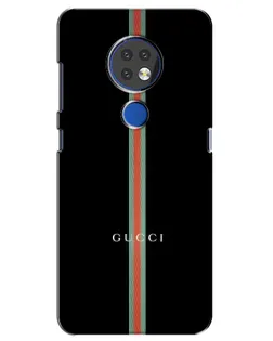 Чохол для Nokia 7.2 з картинкою «Gucci — строга лінія»