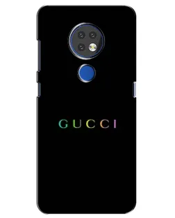 Чохол для Nokia 7.2 з картинкою «Gucci — неоновий мінімалізм»