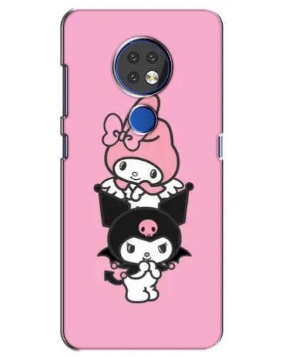 Чехол для Nokia 7.2 с картинкой «My Melody и Kuromi»