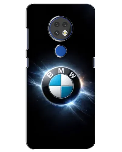 Чохол для Nokia 7.2 з картинкою «BMW — неонове сяйво»