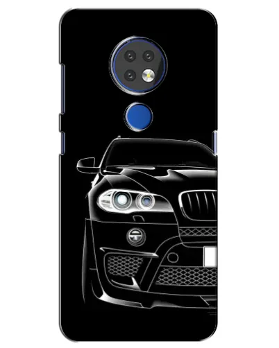 Чохол для Nokia 7.2 з картинкою «Темний силует BMW»