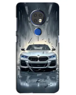 Чохол для Nokia 7.2 з картинкою «BMW у світлі фар» Чохол для Nokia 7.2 з картинкою «BMW у світлі фар»