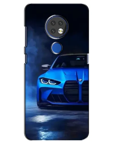 Чохол для Nokia 7.2 з картинкою «Блакитна BMW M4»