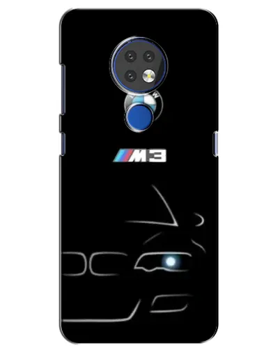 Чохол для Nokia 7.2 з картинкою «Мінімалістичний принт BMW M3»