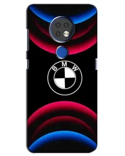 Чохол для Nokia 7.2 з картинкою «Логотип BMW та неонові дуги» Чохол для Nokia 7.2 з картинкою «Логотип BMW та неонові дуги»