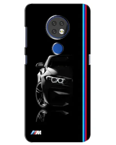 Чохол для Nokia 7.2 з картинкою «Силует BMW в темряві»