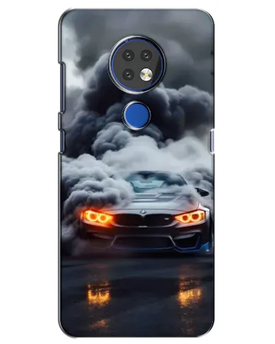 Чохол для Nokia 7.2 з картинкою «BMW у диму»