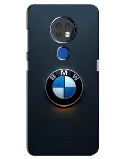 Чохол для Nokia 7.2 з картинкою «Логотип BMW — мінімалізм» Чохол для Nokia 7.2 з картинкою «Логотип BMW — мінімалізм»