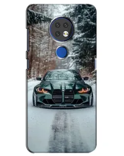 Чохол для Nokia 7.2 з картинкою «BMW у зимовому лісі» Чохол для Nokia 7.2 з картинкою «BMW у зимовому лісі»