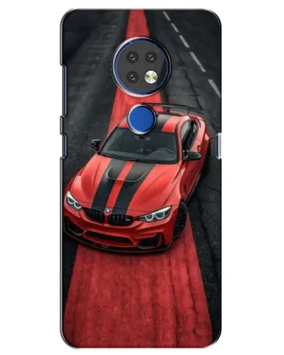 Чохол для Nokia 7.2 з картинкою «BMW на червоній доріжці»