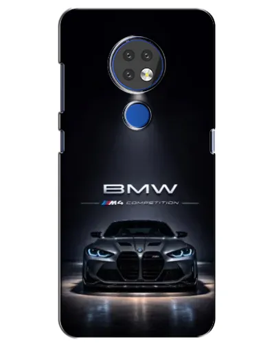 Чехол для Nokia 7.2 с картинкой «BMW сквозь ночной город» Чехол для Nokia 7.2 с картинкой «BMW сквозь ночной город»