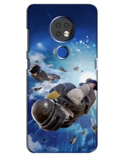 Чохол для Nokia 7.2 з картинкою «Десант PUBG — стрибок»