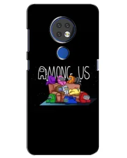 Чохол для Nokia 7.2 з картинкою «Логотип Among Us» Чохол для Nokia 7.2 з картинкою «Логотип Among Us»