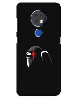 Чехол для Nokia 7.2 с картинкой «Among Us шлем» Чехол для Nokia 7.2 с картинкой «Among Us шлем»