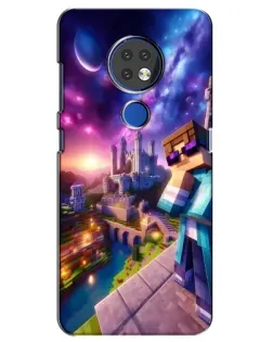 Чохол для Nokia 7.2 з картинкою «Стів та космос»