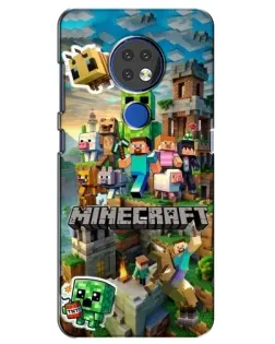 Чохол для Nokia 7.2 з картинкою «Замок Minecraft»