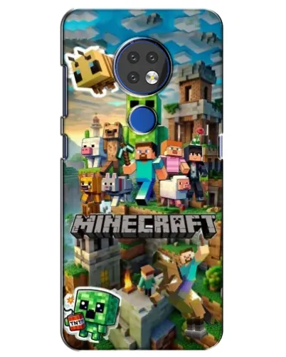 Чохол для Nokia 7.2 з картинкою «Замок Minecraft»