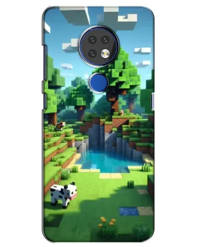 Чохол для Nokia 7.2 з картинкою «Minecraft літній день»