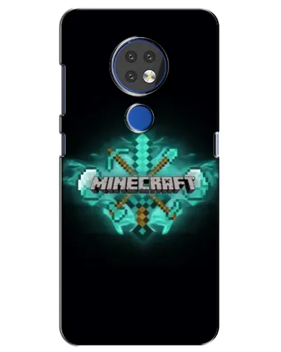 Чохол для Nokia 7.2 з картинкою «Minecraft Diamond лого»