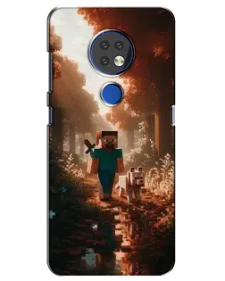 Чохол для Nokia 7.2 з картинкою «Стів у лісі»