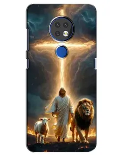 Чехол для Nokia 7.2 с картинкой «Лев Иуды и Свет»