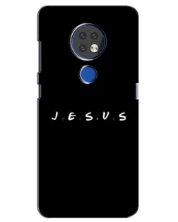Чехол для Nokia 7.2 с картинкой «Точки веры J.E.S.U.S.»