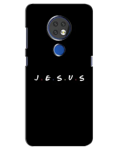 Чехол для Nokia 7.2 с картинкой «Точки веры J.E.S.U.S.»