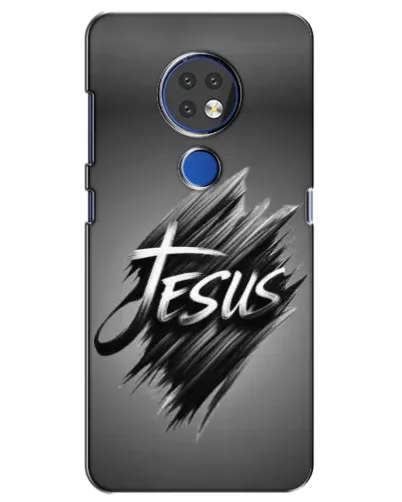 Чехол для Nokia 7.2 с картинкой «Надпись Jesus Graffiti»