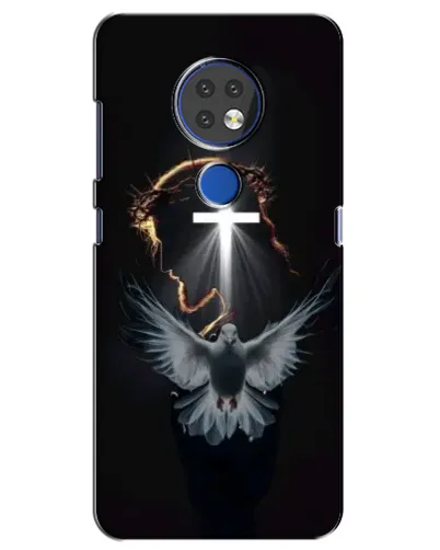 Чехол для Nokia 7.2 с картинкой «Голубь и Свет»