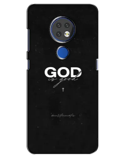 Чехол для Nokia 7.2 с картинкой «GOD — Бог над всем»