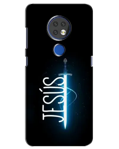 Чехол для Nokia 7.2 с картинкой «Меч Духа Jesus»