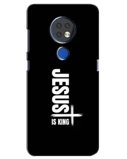 Чехол для Nokia 7.2 с картинкой «Вертикаль веры Jesus»