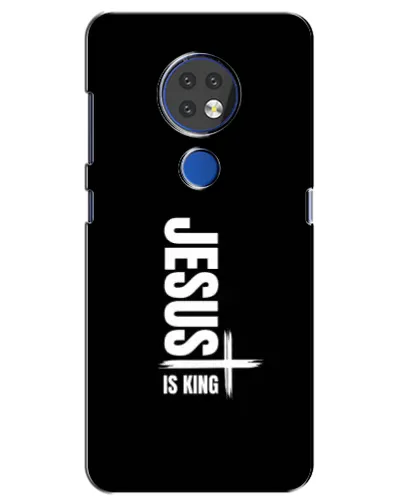 Чехол для Nokia 7.2 с картинкой «Вертикаль веры Jesus»