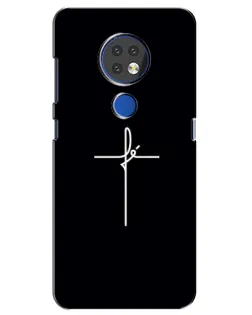 Чехол для Nokia 7.2 с картинкой «Тонкий крест» Чехол для Nokia 7.2 с картинкой «Тонкий крест»