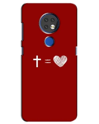 Чехол для Nokia 7.2 с картинкой «Уравнение любви» Чехол для Nokia 7.2 с картинкой «Уравнение любви»