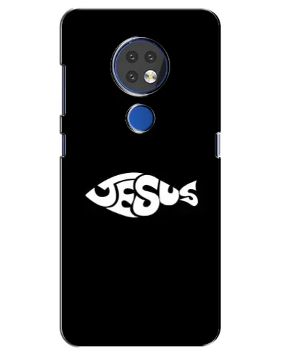 Чехол для Nokia 7.2 с картинкой «Рыба Jesus» Чехол для Nokia 7.2 с картинкой «Рыба Jesus»