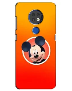 Чехол для Nokia 7.2 с картинкой «Mickey в круге»