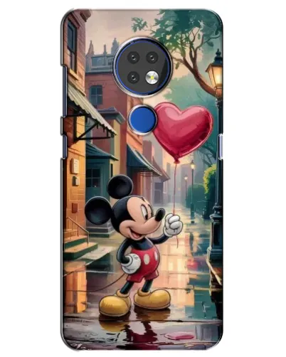 Чехол для Nokia 7.2 с картинкой «Микки и шарик-сердце» Чехол для Nokia 7.2 с картинкой «Микки и шарик-сердце»