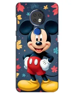 Чехол для Nokia 7.2 с картинкой «Осенний Mickey Mouse»