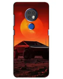 Чохол для Nokia 7.2 з картинкою «Cybertruck на Марсі»